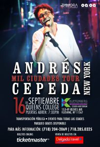 Andres Cepeda @ Kupferberg Center for the Arts  | New York | United States