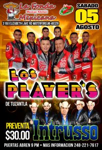 Los Players · Intrusos @ La fonda La Mexicana | Waterford Township | Michigan | United States