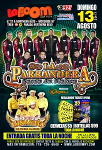 La parrandera @ LA BOOM NY