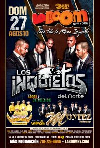 Los Inquietos del Norte  @ LA BOOM NY | New York | United States