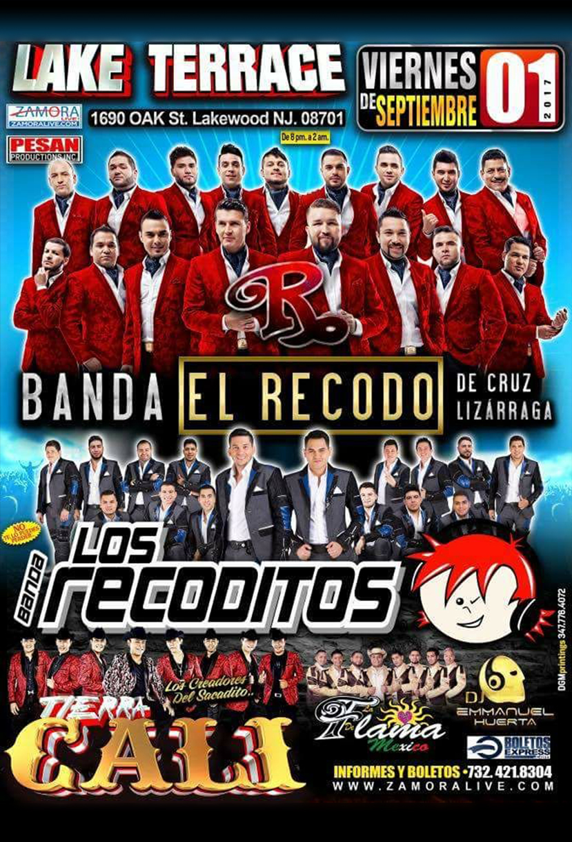 BANDA LOS RECODITOS on Twitter: Banda Los Recoditos en Atlantic City, NJ  ¡Raza! Este próximo 25 de Junio tenemos una baile pendiente en el Surf  Stadium en Atlantic City, NJ, vamos a