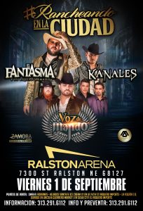 El Fantasma • Kanales ·boletos· @ Ralston Arena | Ralston | Nebraska | United States