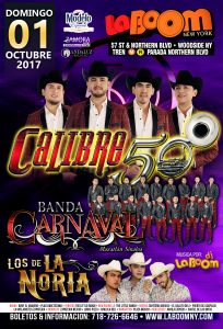 Calibre 50 • Banda Carnaval @ LA BOOM NY | New York | United States