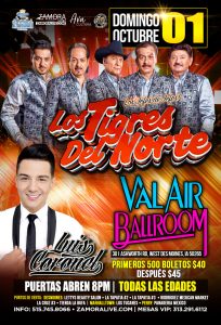 Los Tigres del norte @ VAL AIR BALLROOM