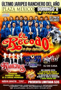 Ultimo Jaripeo Ranchero del Año: Banda El Recodo @ Plaza México