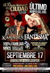 Ultimo jaripeo del año: El Fantasma • Kanales @ Gibraltar Trade Center