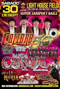 Calibre 50 · Banda Carnaval @ Light House Field | Philadelphia | Pennsylvania | United States