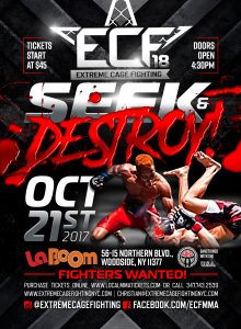 EFC extreme cage fighting Seek & drstroy @ LA BOOM NY