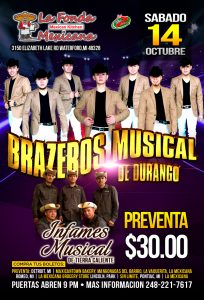 Brazeros Musical de Durango @ La Fonda Mexicana | Waterford Township | Michigan | United States
