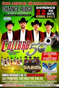 Ultimo jaripeo del año estilo Michoacán: CALIBRE 50  @ Change Ridge Event Center   | Omaha | Nebraska | United States