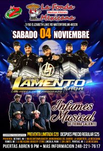 Banda Lamento show · Infames Músical @ La Fonda Mexicana