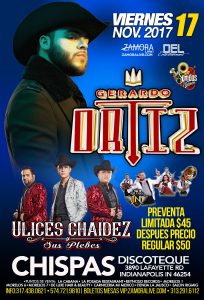 Gerardo Ortiz @ CHISPAS DISCOTEQUE