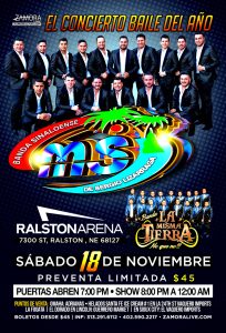 Banda MS ·ASIENTOS VIP· @ Ralston Arena | Ralston | Nebraska | United States