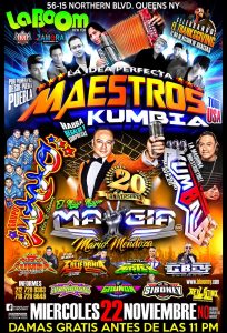 Maestros Kumbia • Grupo Macao • sonido Kumbala @ LA BOOM NY
