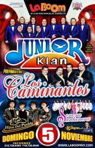 Junior Klan · Los Caminantes @ LA BOOM NY