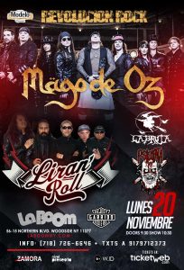 Mago de Oz · Liran Roll @ LA BOOM NY | New York | United States