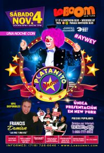 Una noche con Platanito @ LA BOOM NY