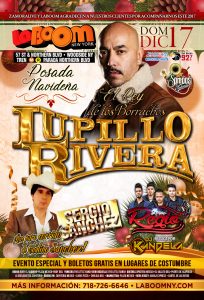 Posada Navideña con: Lupillo Rivera @ LA BOOM NY | New York | United States