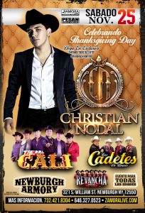 Christian Nodal en exclusiva @ Newburg Armory