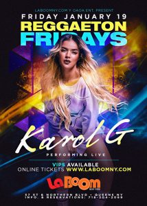 Karol G @ LA BOOM NY