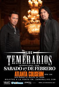Los temerarios "International Tour" @ Atlanta coliseum | Nashville | Tennessee | United States