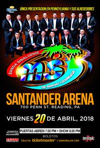 Banda MS @ Santander Arena | Reading | Pennsylvania | United States