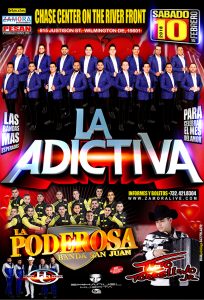 La Adictiva @ Chase center on the river front