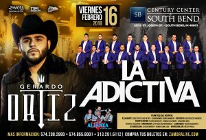 Gerardo Ortiz · La Adictiva @ CENTURY CENTER | South Bend | Indiana | United States