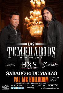 Los Temerarios Internacional Tour @ VAL AIR BALLROOM | West Des Moines | Iowa | United States