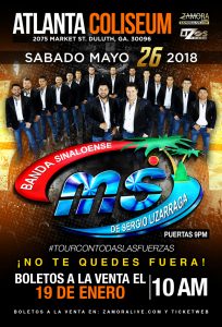 Banda MS - Tour con todas las fuerzas- @ Atlanta coliseum