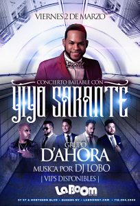 Yiyo Sarante @ LA BOOM NY