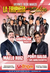 La tripleta de la salsa @ LA BOOM NY