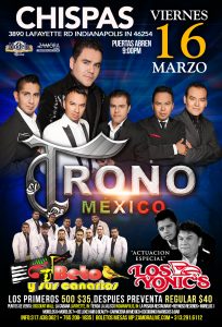 EL TRONO DE MEXICO @ CHISPAS DISCOTEQUE