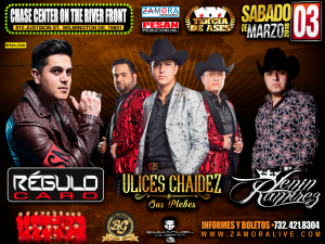 Tercia de ases: Regulo Caro · Ulises Chaidez · Lenin Ramirez @ Chase center on the river front