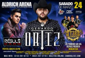 Gerardo Ortiz "Gira 2018" @ Aldrich Arena | Maplewood | Minnesota | United States