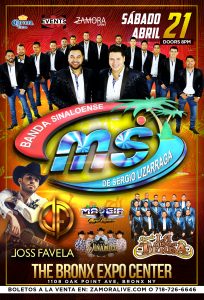 Banda MS "Tour con todas las fuerzas" @ BRONX EXPO CENTER | New York | United States
