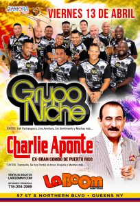 Grupo niche • Charlie Aponte @ LA BOOM NY
