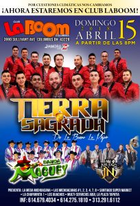 Primer Jaripeo de la temporada con Tierra Sagrada @ LA BOOM COLUMBUS | Columbus | Ohio | United States