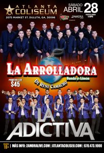 La Arrolladora banda el Limón · La Adictiva @ Atlanta coliseum | Nashville | Tennessee | United States