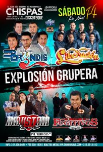 Explosion Grupera - Chispas discoteque @ CHISPAS DISCOTEQUE