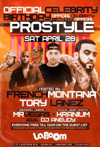 PROSTYLE - Official Celebrity Birthday @ LA BOOM NY