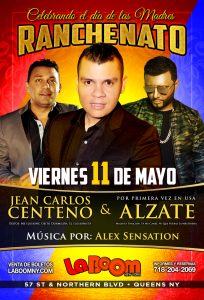 Ranchenato - Día de las Madres @ LA BOOM NY