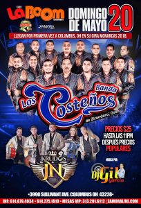 Banda Los Costeños - Gira Monarca @ LA BOOM COLUMBUS