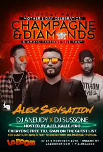 Champagne Diamonds Mother's Day Celebration @ LA BOOM NY
