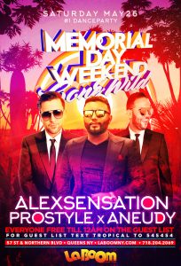 Memorial Day Gone Wild @ LA BOOM NY