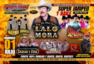 Súper Jaripeo Y Baile Gratis - Lalo Mora @ South Bend Motor speedway