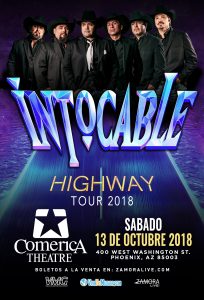 Intocable - Comerica Theatre @ Comerica Theatre, Phoenix | Phoenix | Arizona | United States