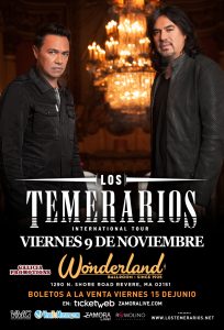 Los Temerarios- Wonderland Ballroom @ Wonderland Ballroom