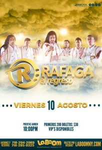 Lo Mejor de la cumbia desde Argentina - Rafaga el regreso @ LA BOOM NY | New York | United States