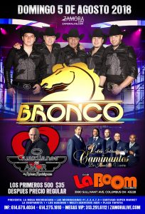 Bronco en La Boom Columbus @ LA BOOM COLUMBUS
